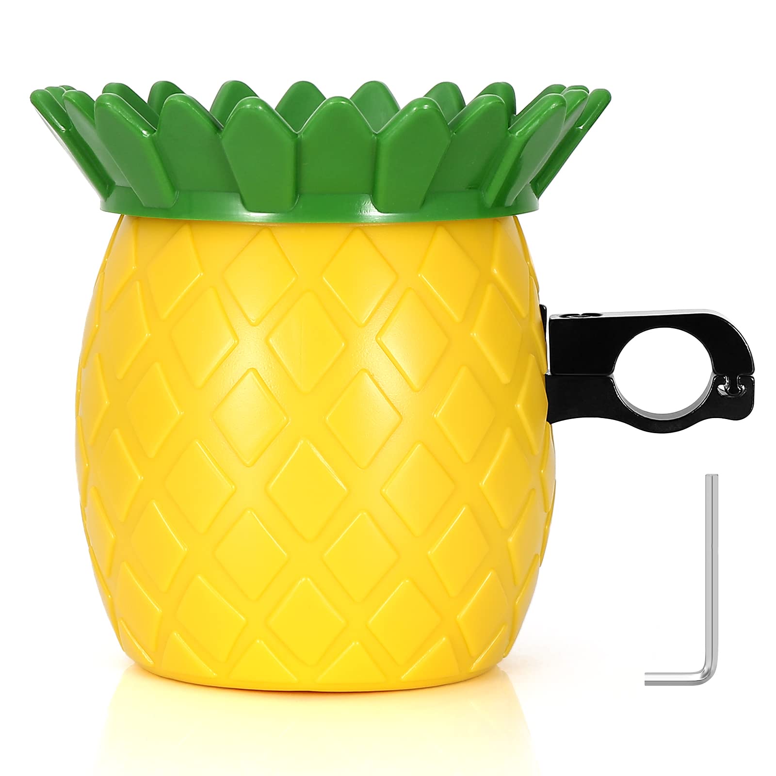 Accmor Bike Cup Holder, Bike Water Bottle Holders, Universal Bar Drink Cup Can Holder for Bicycles, Motorcycles, Scooters, Black