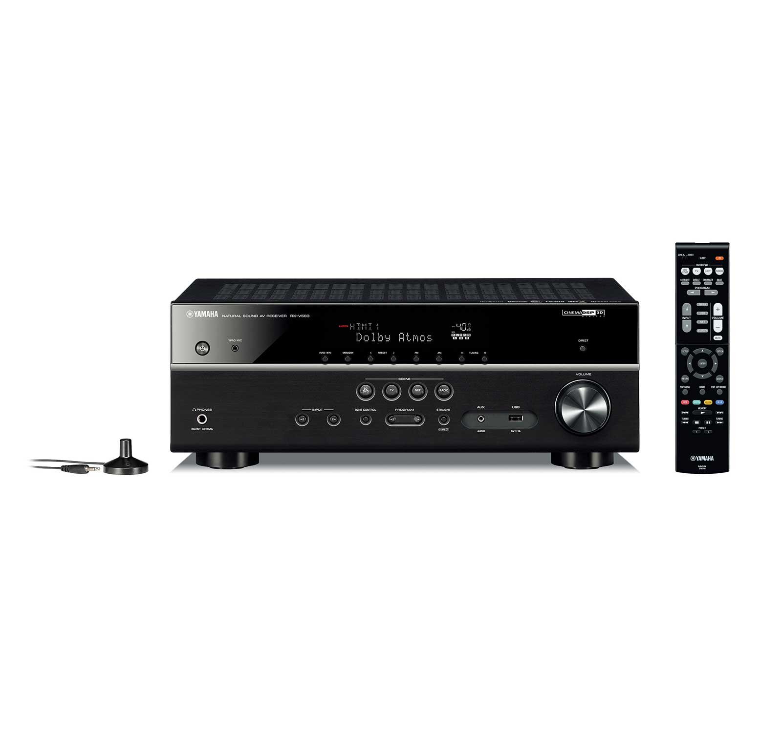 Amazon.com: Yamaha RX-V583BL 7.2-Channel 4K Ultra HD MusicCast AV 