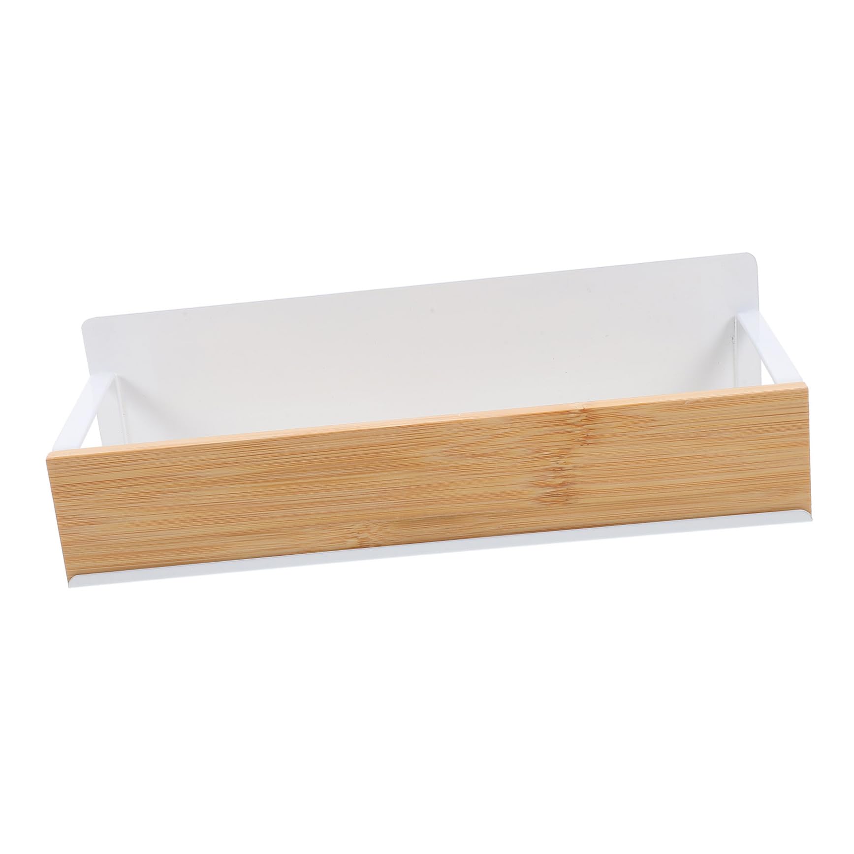 Mikinona Estante Magnético para Especias de Cocina Fondo Hueco y Esquinas Redondeadas, Almacenamiento Versátil y Capacidad de Carga Fuerte para Refrigerador Blanco