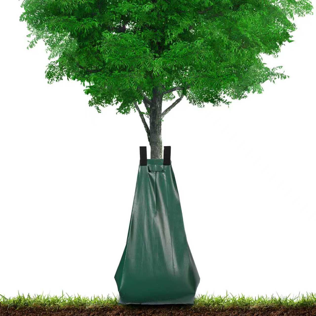 Tree Watering Bags 20 Gallon – Slow Release Drip Irrigation for Trees, PVC Tree Watering Bag for New & Established Trees, Deep Watering in 5–8 Hours, Ideal for Fruit Trees & Young Saplings (1 Pack)