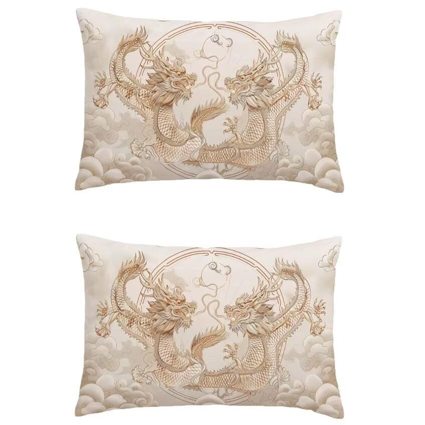 Taie oreiller double sided printing étanche contre l'humidité du jardin rose