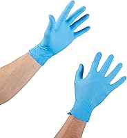 Vista 7 de McKesson Confiderm 3.8C - Guantes de nitrilo para examen, no estériles, sin polvo, color azul, mediano, 100 unidades, 1 caja