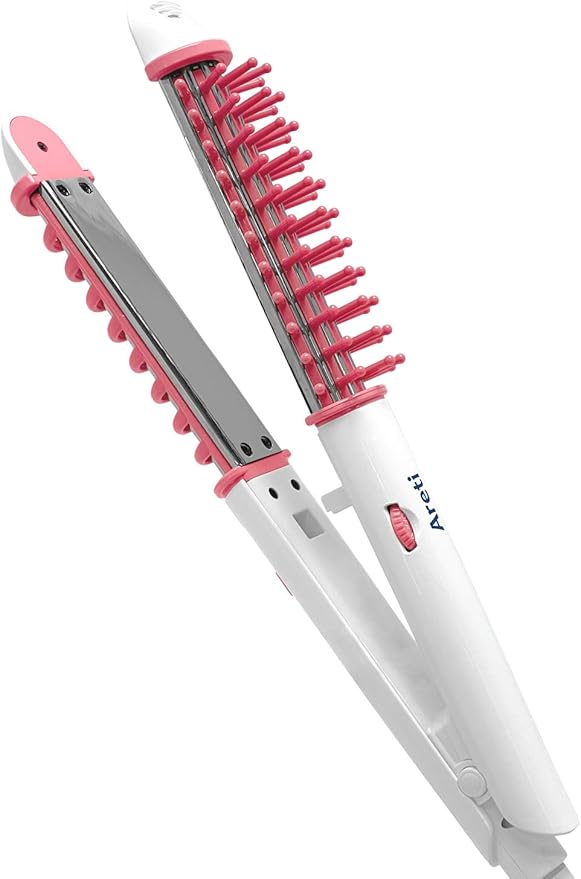 Amazon Areti アレティ ヘアアイロン ストレート カール ロール ブラシ 3way 2way コテ I38pk Areti アレティ ヘアアイロン 通販