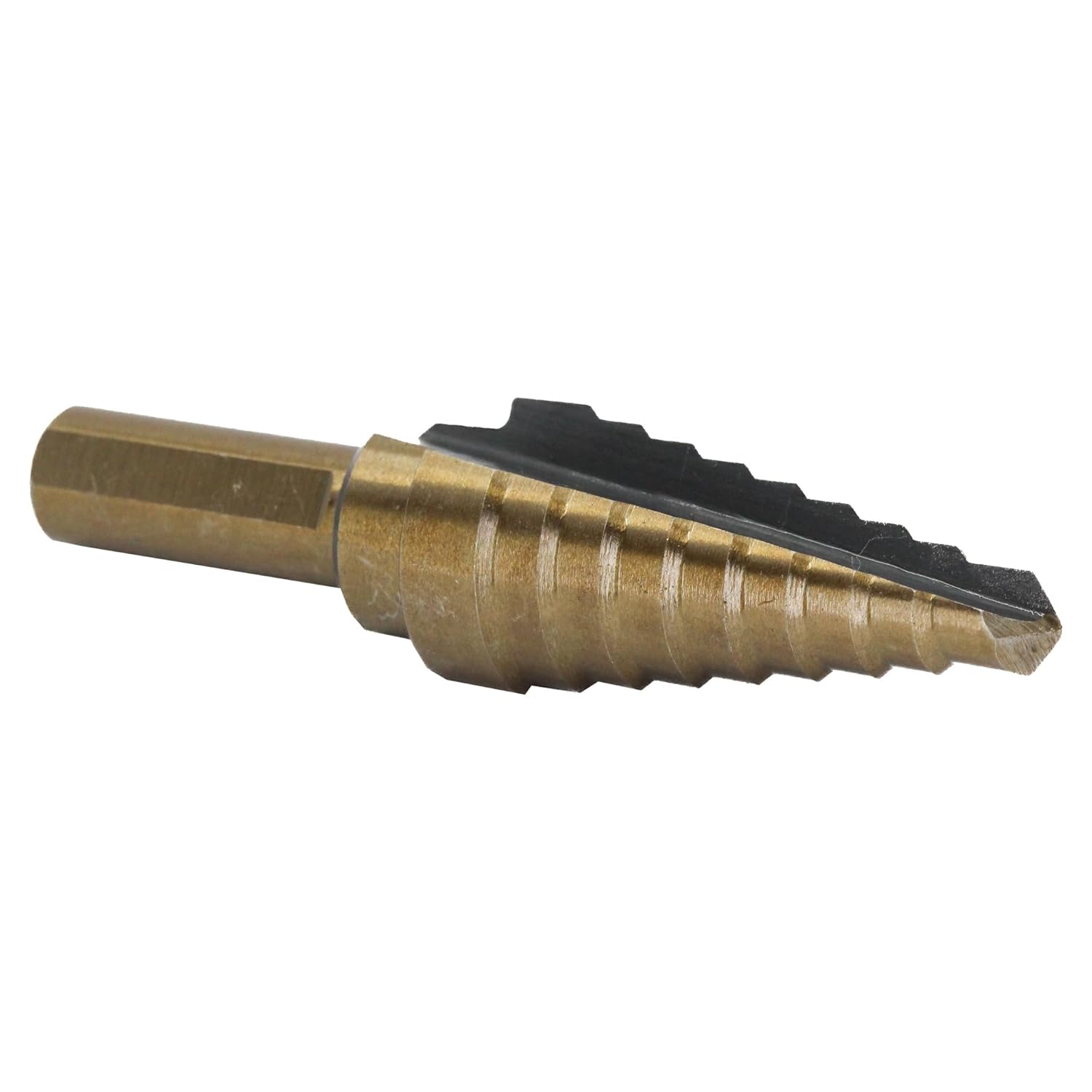 Drill America #3 HSS Black & Gold Step Drill Bit (1/4" - 3/4" by 1/16")