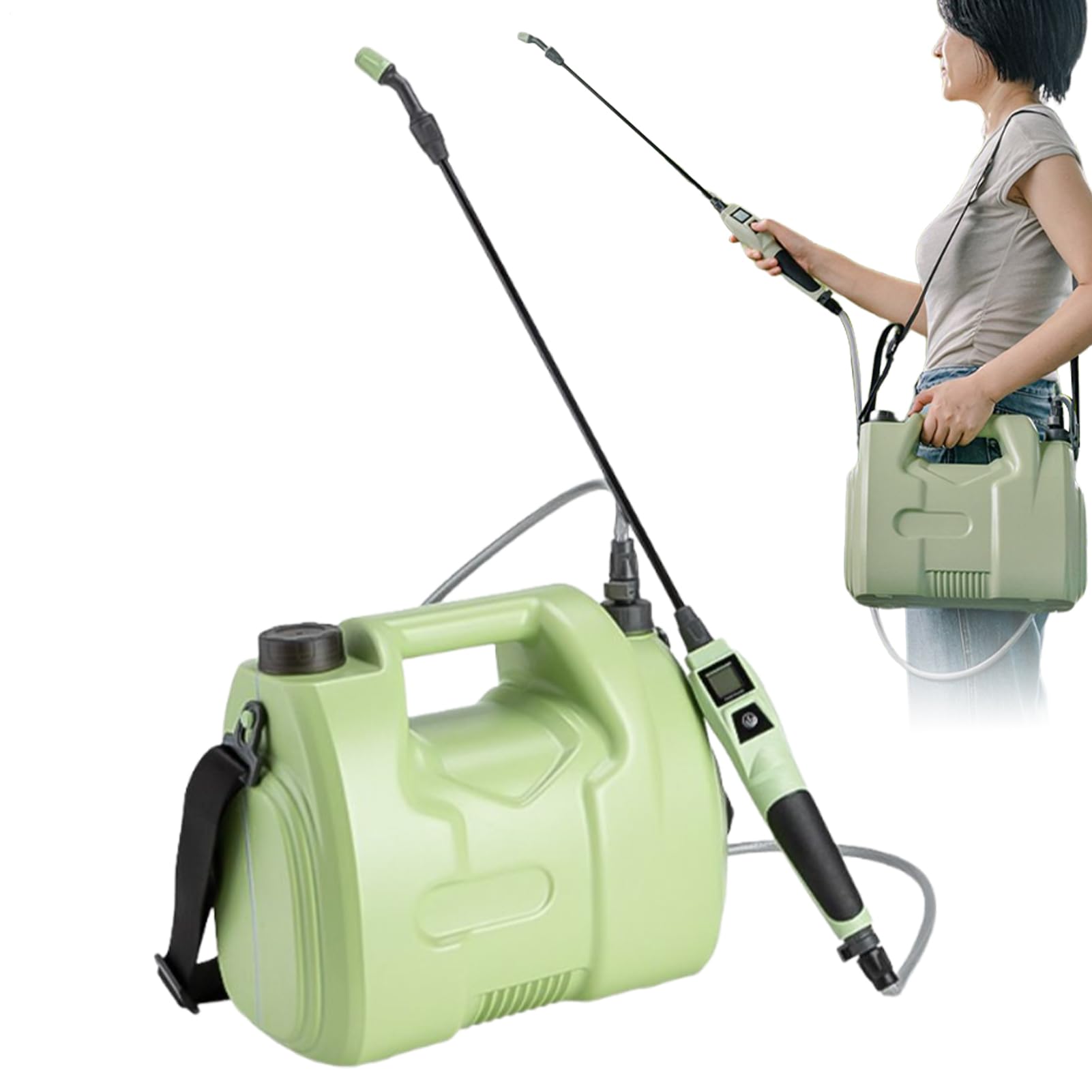 Pulvérisateur alimenté par batterie 5L à jet modulable pour engrais liquide