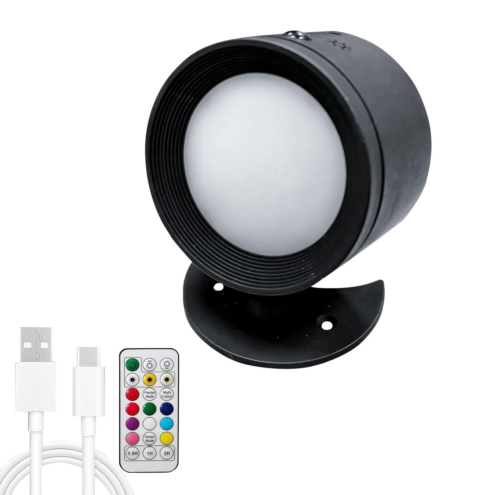 TQUXNGA Of 2 ABS Substance Permanent Wall Radiances with Motion Transducer Auto on Off for Children Smart Lamp