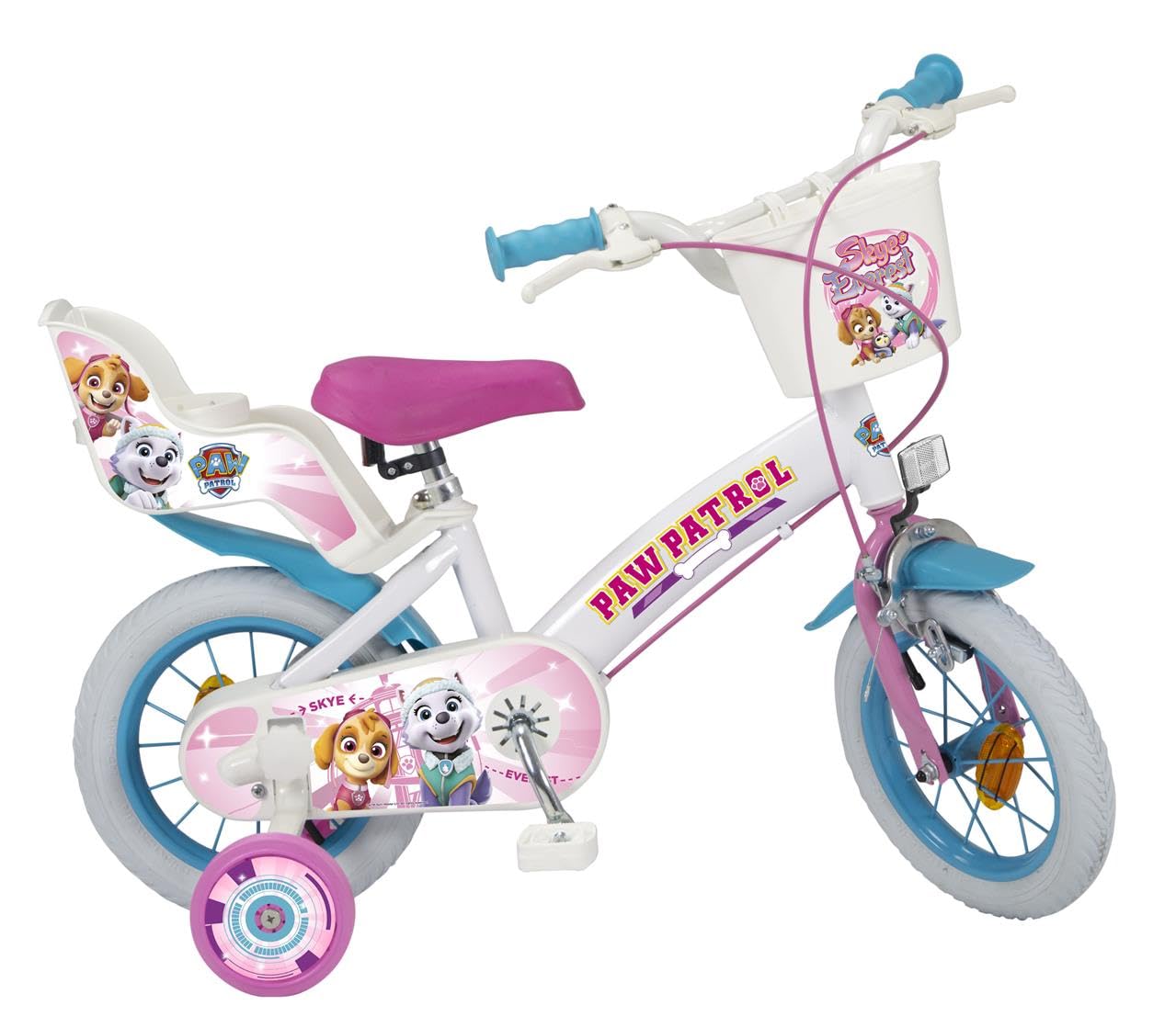 TOIMSA Bicicletta 12" Paw Patrol Skye e Everest