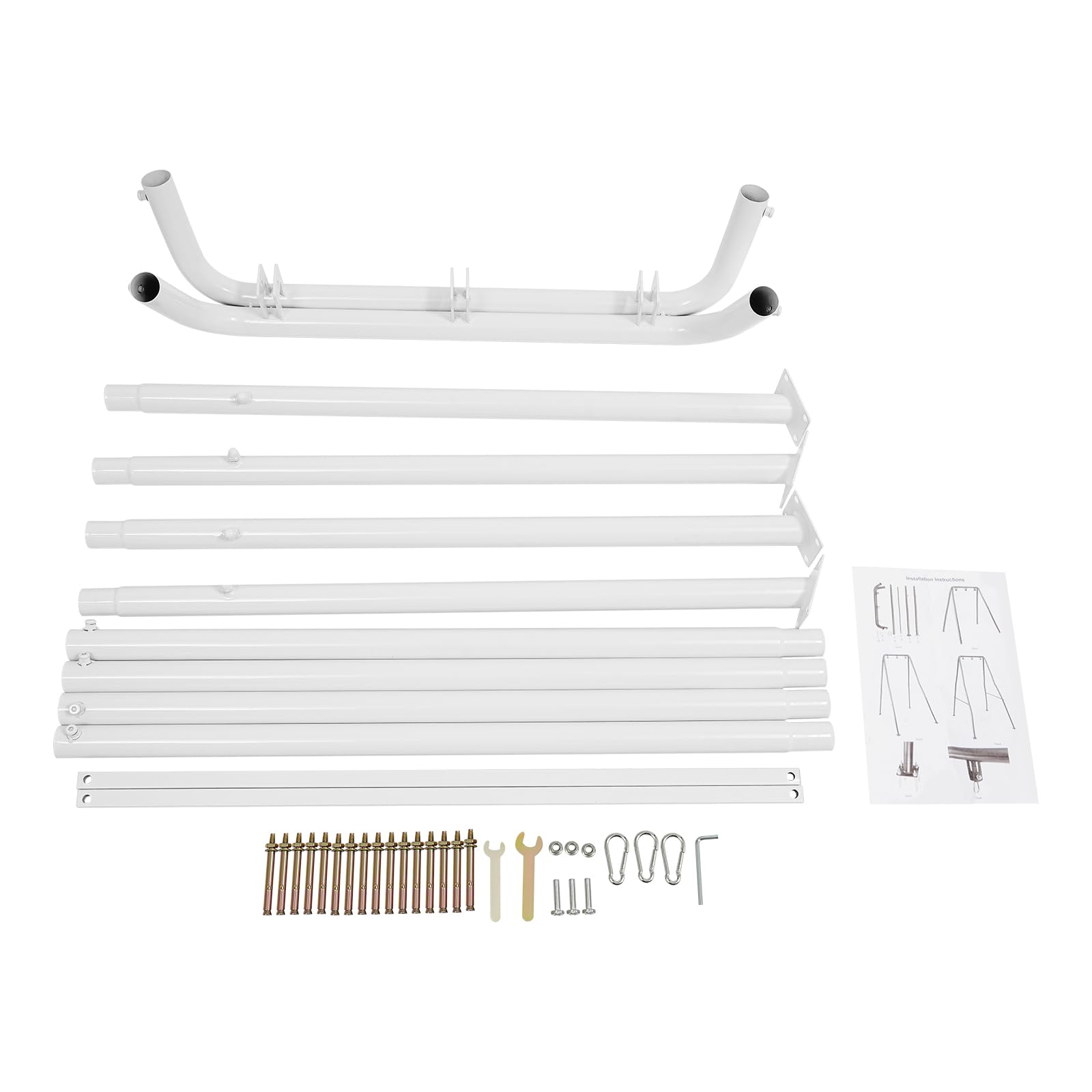 Estructura de silla colgante, estructura de metal para sillón colgante, estructura de silla colgante para interior/exterior, resistente estructura de hamaca, fácil de montar (silla colgante no