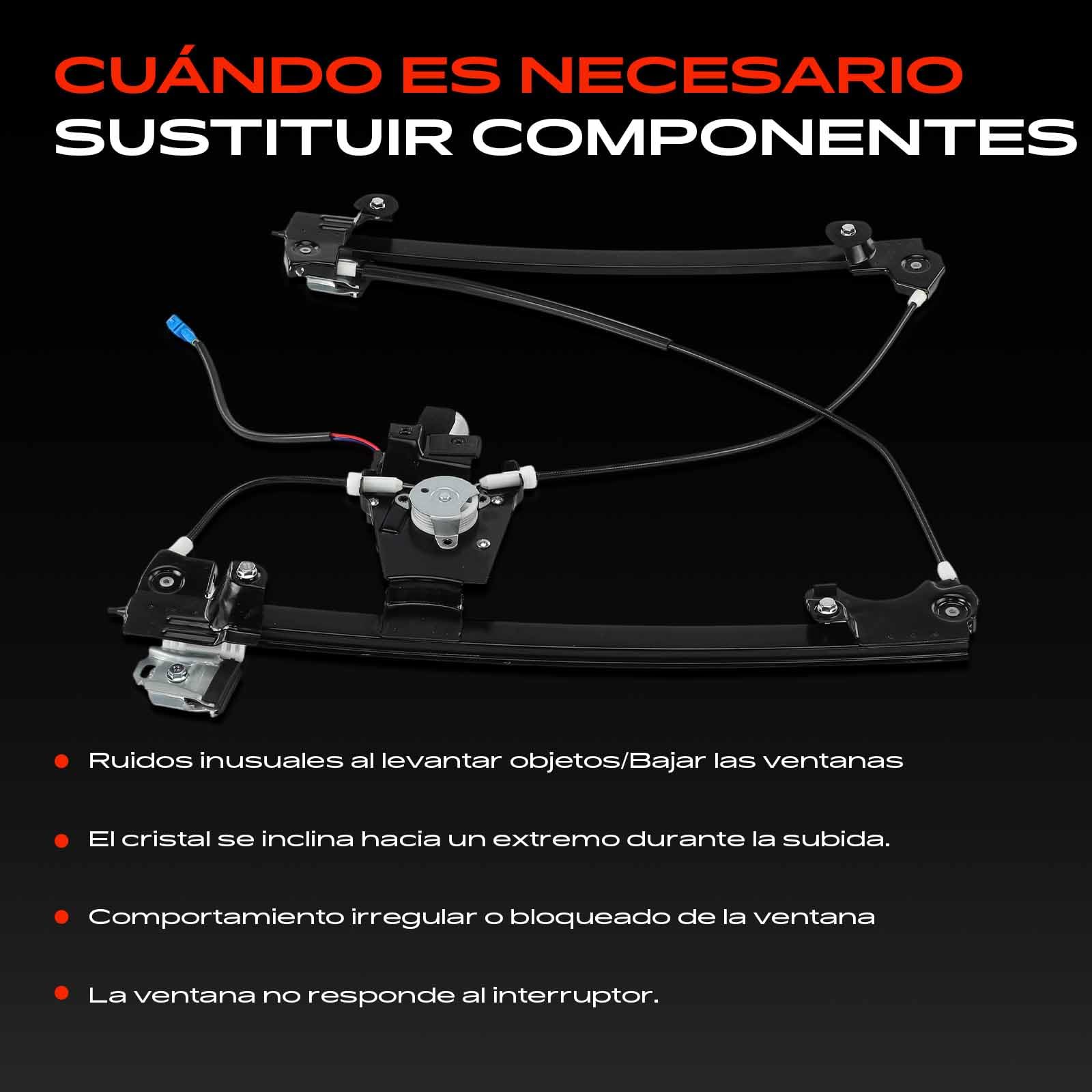 Frankberg Elevalunas con motor delantero izquierda para Freelander