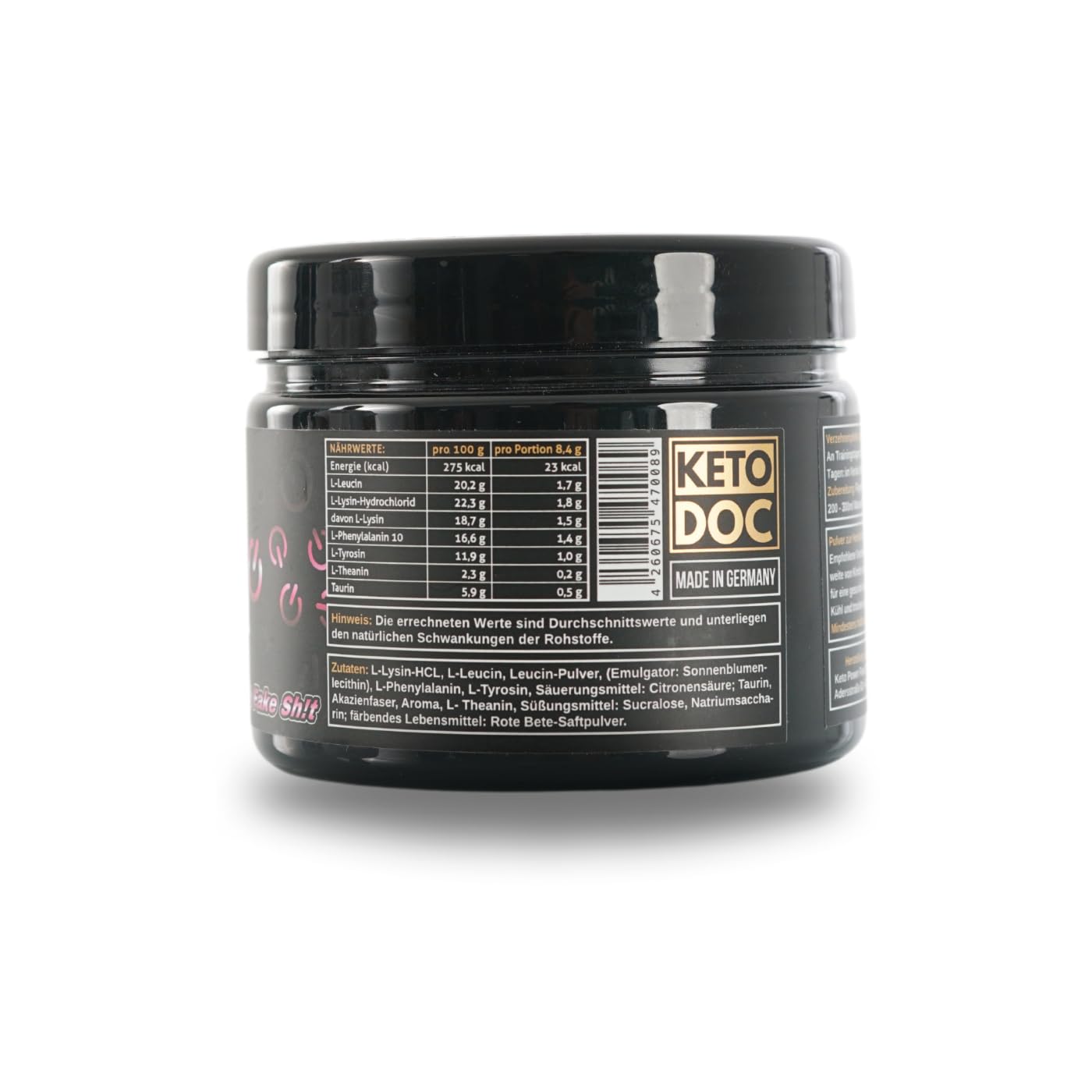 KCAA - Amino Booster für Keto - Energy Drink für Ketose - Ideal für ketogene Diät und Sporternährung - Ketogene Aminosäuren mit Taurin - Zuckerfrei - 28 Portionen