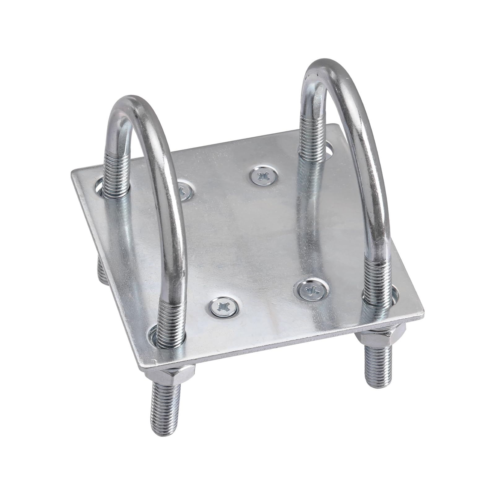 Bingfu Adaptador de Tubo para Antena Starlink Kit de Soporte de Abrazadera con Perno en U Resistente para Antena Parabólica de TV al aire Libre / Lora / Mástil WiFi / Juego de Montaje Universal | Soporte de Tubos para Antena Externa LoRa / Miner Helium /
