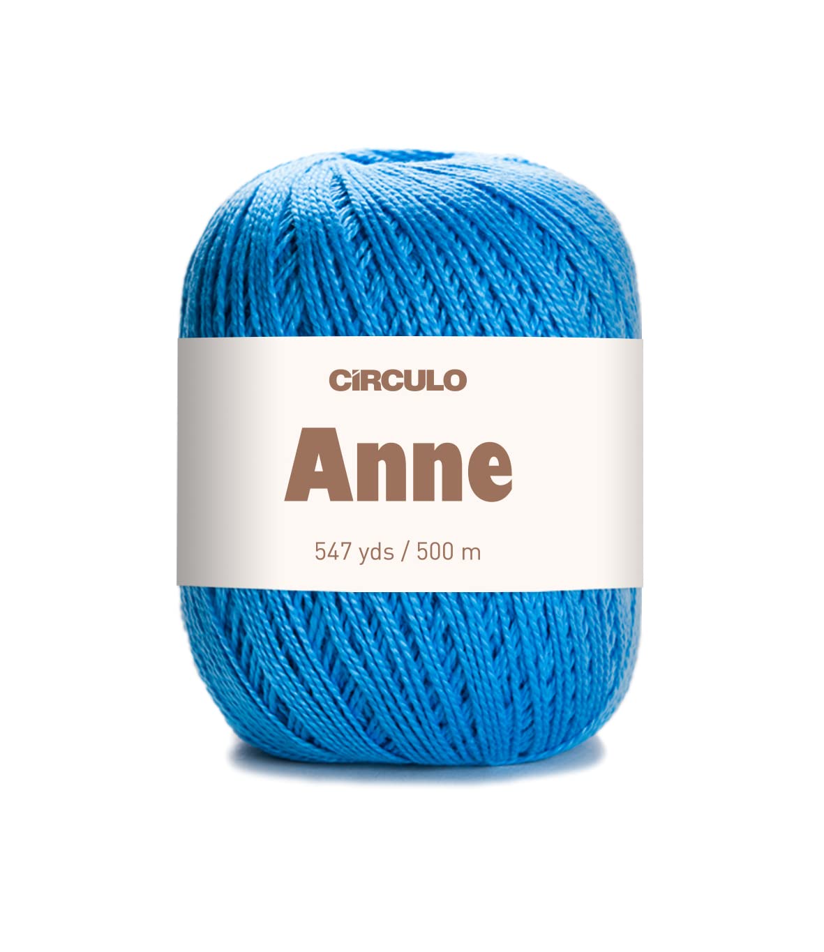 Circulo Anne Yarn 100% Mercerized Cotton 147g - 2500, r.blue, fingering