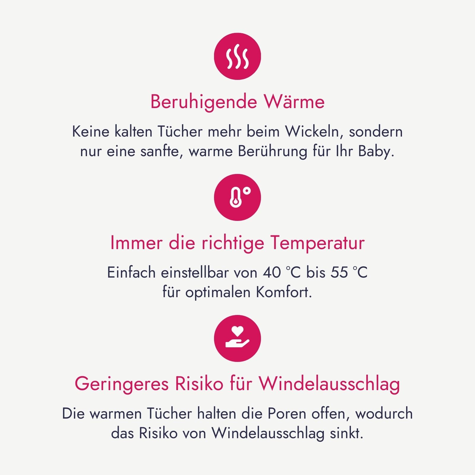Beheizte Wickelauflage 67x45 cm, Wickelunterlage, Wickeltisch Zubehör, Wickeltischauflage, Baby Matte, Changing Mat, Alternativ Heizstrahler Wickeltisch, Vanilla