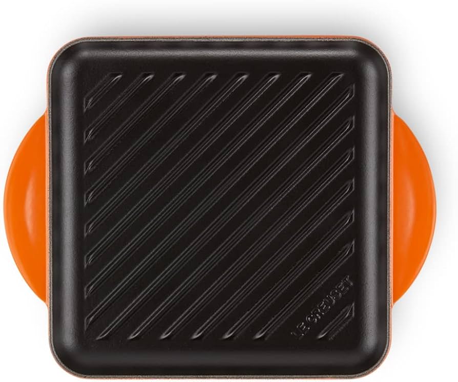 Amazon｜ル・クルーゼ(Le Creuset) 鋳物 ホーロー 両手 鍋 グリル カレ