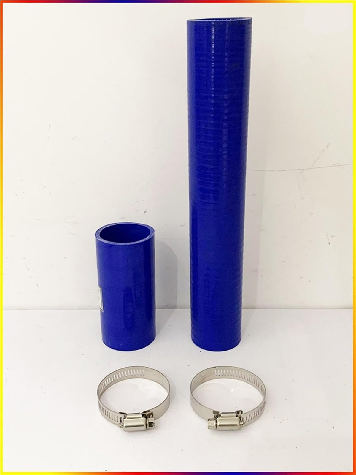 Przewód silikonowy do chłodnicy międzystopniowej ID16-85 mm, długość 10 cm, prosty, wąż chłodzący, ciśnienie, turbosprężarka, 2 zaciski Pressure Sensor Hose(Blue ID65x100mm)