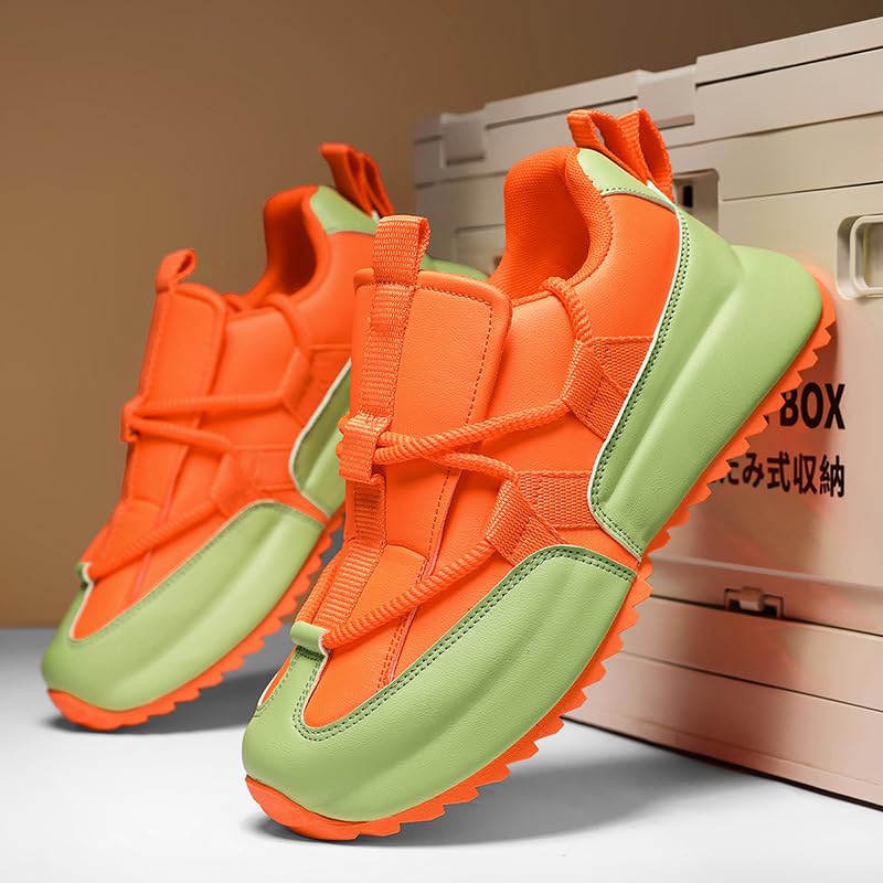 Men's Fashionable Low-top lace-up Casual Sports Shoes, with Comfortable Fabric Lining, Suitable for Walking, Casual outings and Daily wear.2