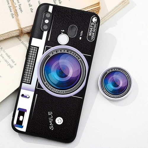 Miniatura 7 de KAPUCTW Funda para Huawei Y9 (2019), 6.5 pulgadas con soporte de agarre soporte, cubierta trasera de silicona fina a prueba de golpes TPU con lindo