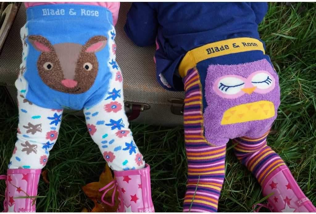 blade and rose owl leggings