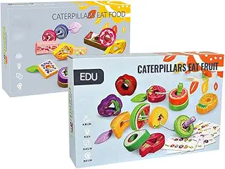 Stringing Beads, Fruits Vegetables Stringing Game, Stringings Educational Toy, Stringings Toys (Fruit Skewer/food Skewers) for Individual or Group