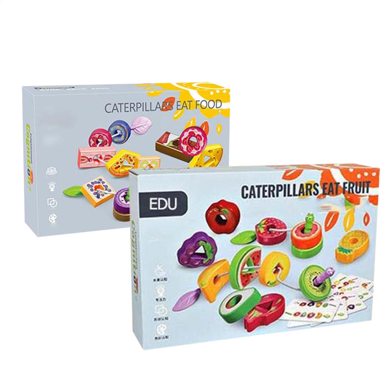 Stringing Beads, Fruits Vegetables Stringing Game, Stringings Educational Toy, Stringings Toys (Fruit Skewer/food Skewers) for Individual or Group