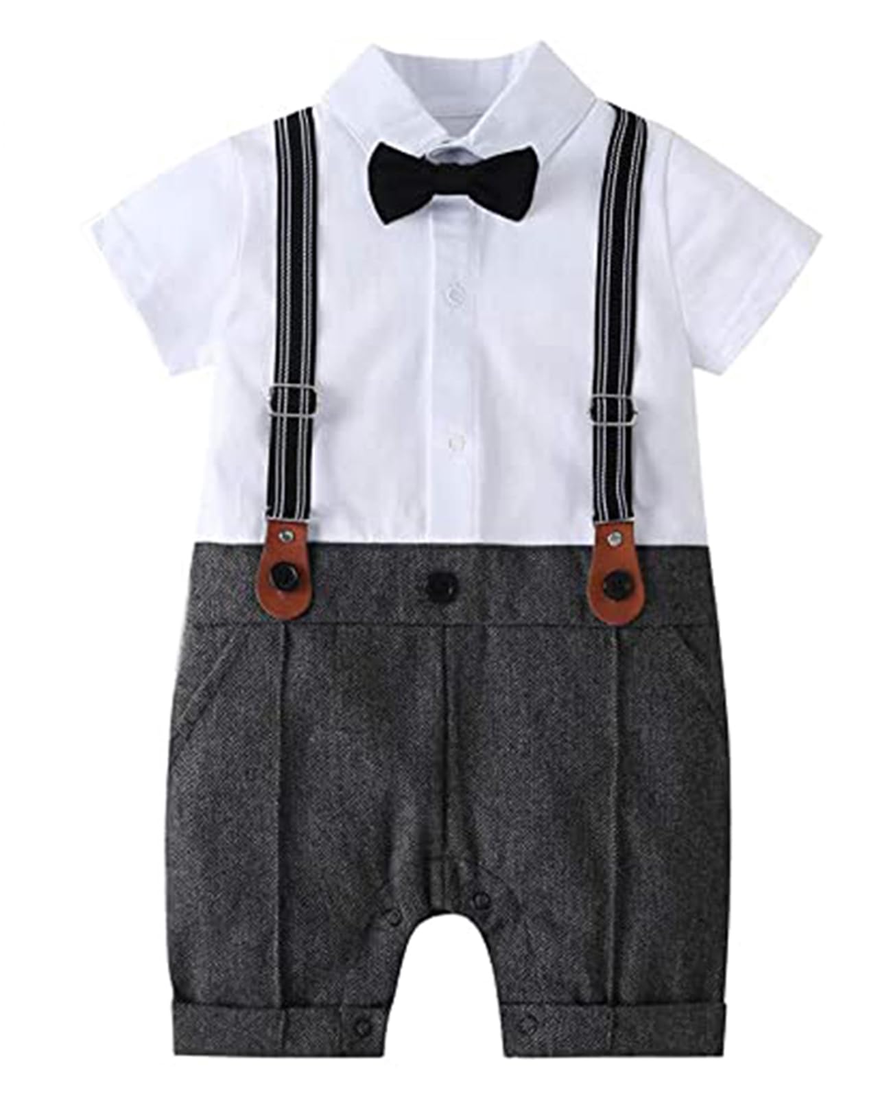 Completi da Gentiluomo per Neonato, Completi da Battesimo per Bambino Completo Elegante di Matrimonio Cerimonia Festa