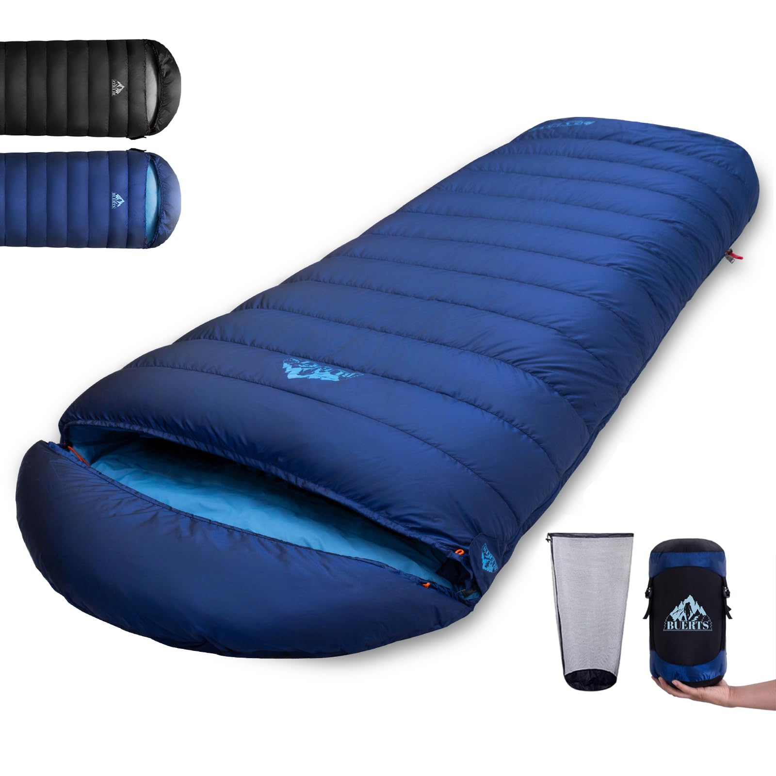 Sac de Couchage d'hiver en Duvet 680 FP, Ultra-léger pour Adultes et Adolescents, Camping
