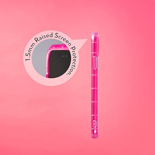 Miniatura 4 de SteepLab Funda con resaltador para iPhone 8 Plus serie N X (llamativo rosa intenso, iPhone Xs Max)