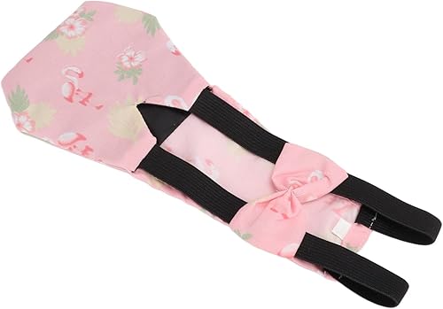 Pañales de pollo para mascotas, pañales transpirables de bolsillo para heces de aves de corral para ganso, pato, pollo, flamenco, talla S (M)