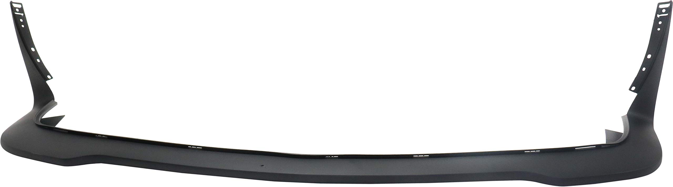 Evan Fischer Front Valance Bumper Air Dam Compatible with 2015-2023 Dodge Challenger, SRT Hellcat Models - for Models with Wide Body Option, w/o Fog Lamps