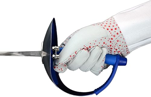 Miniatura 2 de Guante de esgrima lavable profesional con partículas antideslizantes de silicona, guantes de esgrima para espada y sable