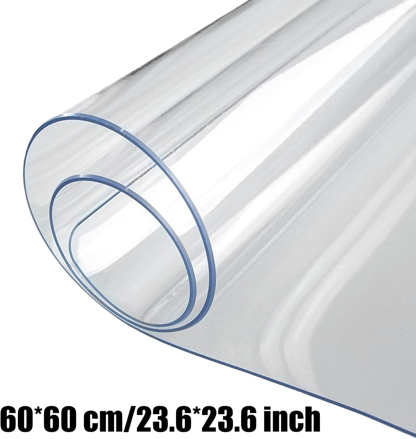 Transparent Table Protector, PVC 0.7mm Thick Sheet, Frosted Dining Table Cover, for Kitchen Home Restaurant Dressing Dining Picnic Desk Counter Furniture