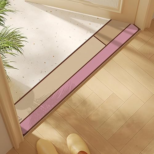 Super Absorbent Floor Mat 25x60cm,Quick-Dry Bath Mat,Bathroom Floor Mats,Machine Washable Large Living Room Carpet,Rubber Non-Slip Bottom