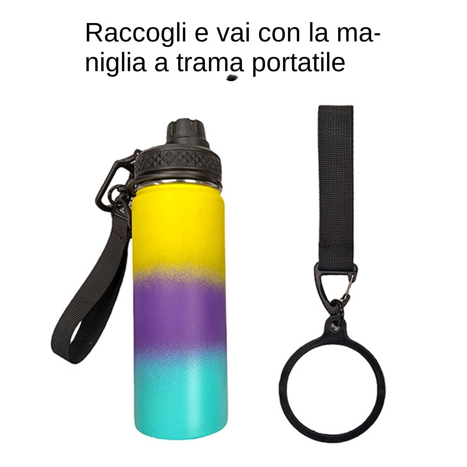 Asa De Botella De Agua Suave - Cómoda Correa De Asa Para Botella De Agua De 6.6 Cm | Cinturón De Botella De Agua Para Correr, Correa Para Botella De Agua, Accesorios Para Botella De Agua