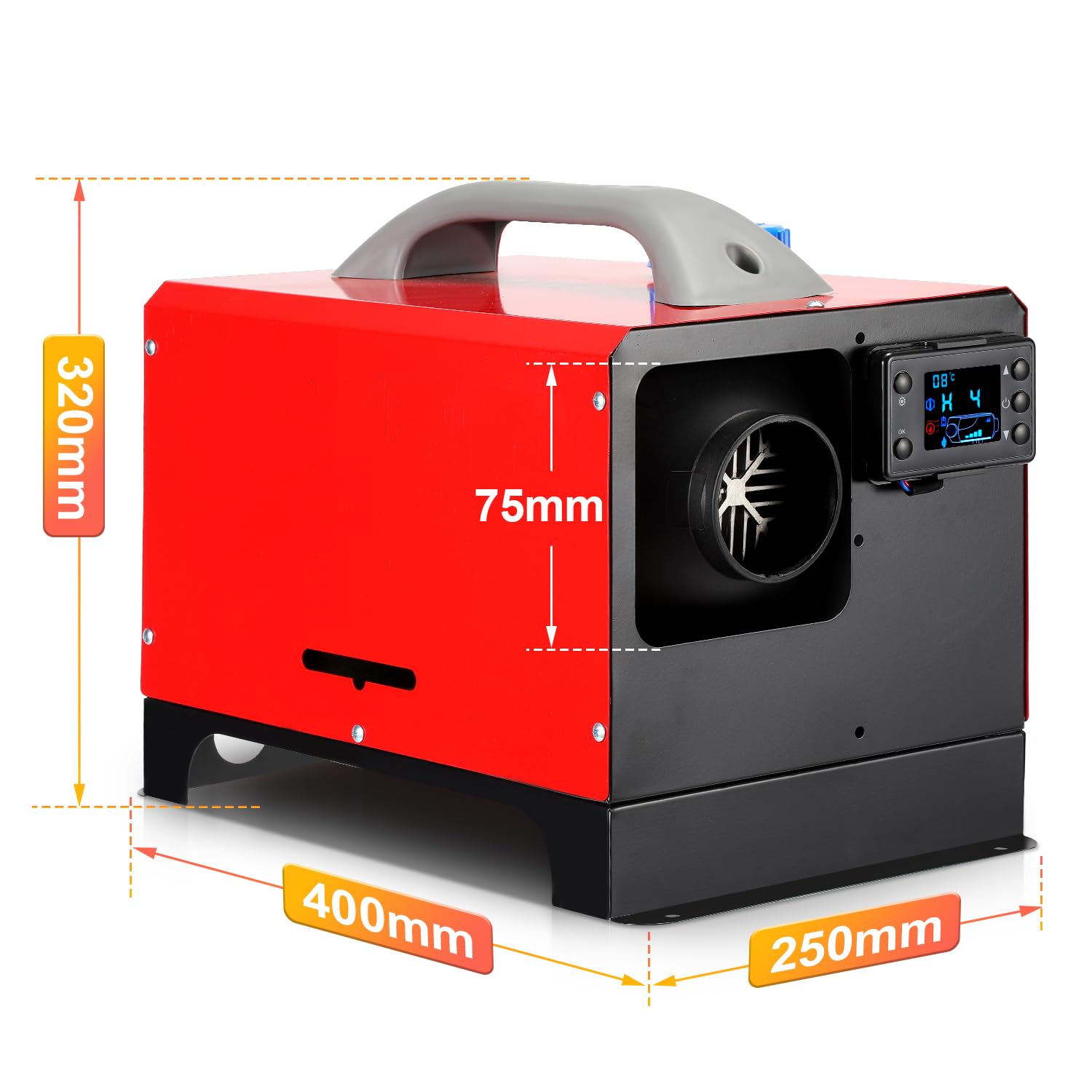 Riscaldamento Diesel 8 K, Riscaldamento Diesel con Telecomando, Display LCD, 12 V, Riscaldamento ad Aria Diesel, per Auto, Camion, Camper