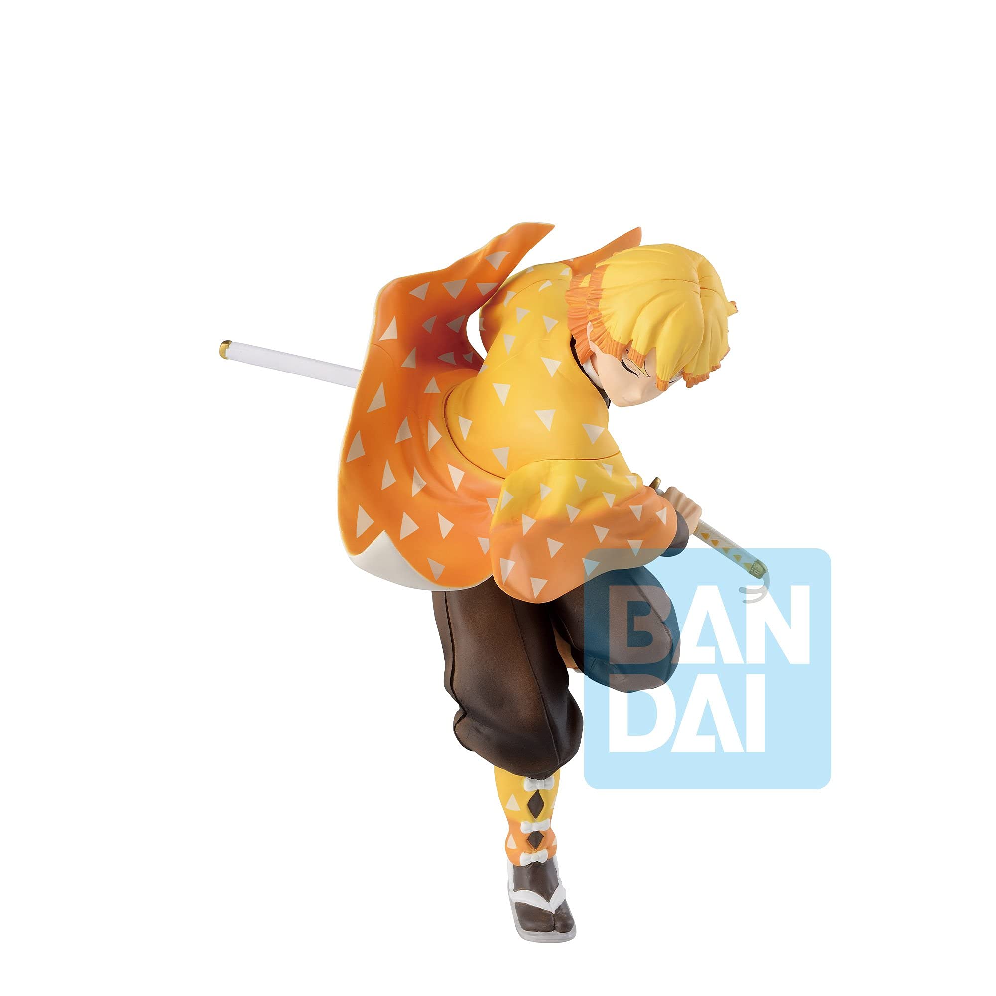 16867 - demon slayer - zenitsu agatsuma (mugen train) - ichibansho figure 16cm