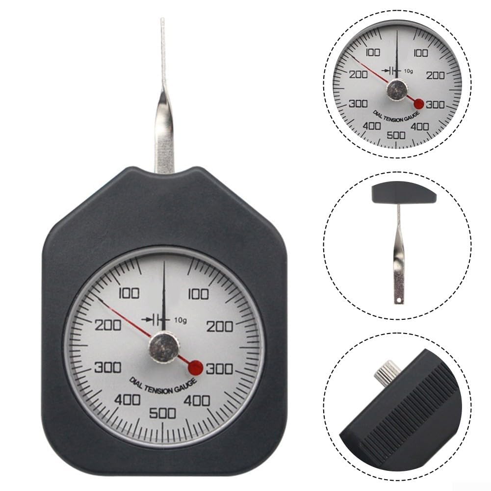 Pour mesurer la force de tensiomètre à cadran, double pointeur 500 g pour tester les ressorts valves et la pression de pointe de relais dans les applications mécaniques