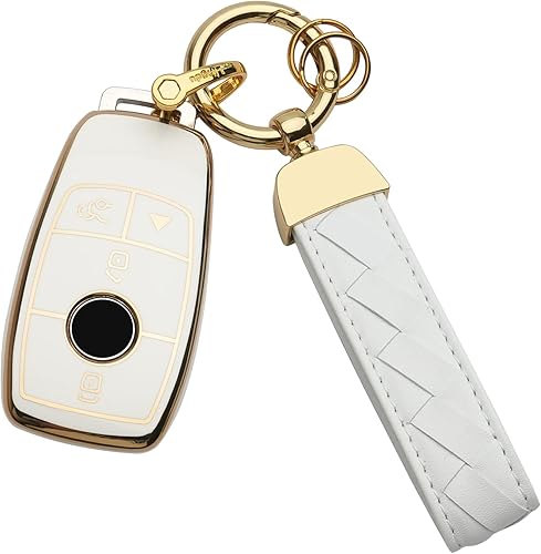 Miniatura 1 de Funda para llavero de Mercedes Benz para Mercedes Benz 2019-2021 Clase A Clase C Clase G Clase G 2017-2020 Clase E Clase S Funda para llave