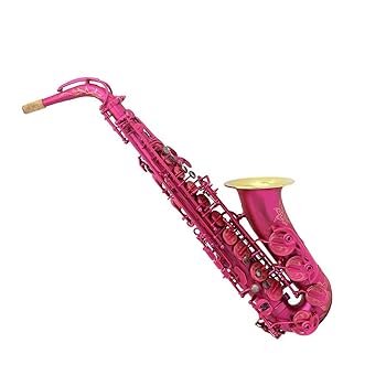 Amazon | ピンク色のアルトサックスプロサックス学生に適した