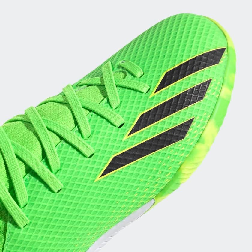 adidas X Speedportal.3 Indoor Soccer Shoe, Solar Green/Solar Red/Solar Yellow, 11.5 US Unisex Little Kid | Image 7