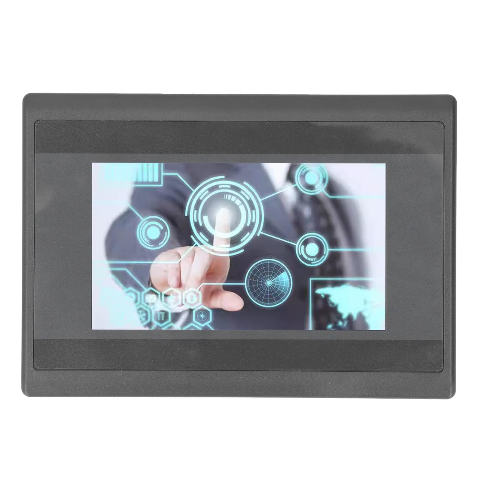 4.3 Inch HMI Touch Screen, DC24V Man-Machine Interface, Transistor Output, Protection, 1 RS232 Serial Port for PLC or Smart Controller