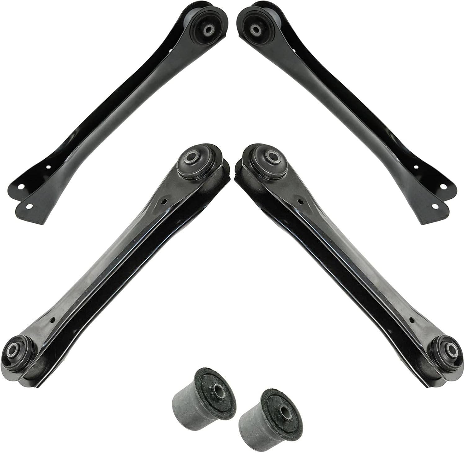 TRQ Front Upper & Lower Control Arm Set for Jeep Cherokee & Comanche