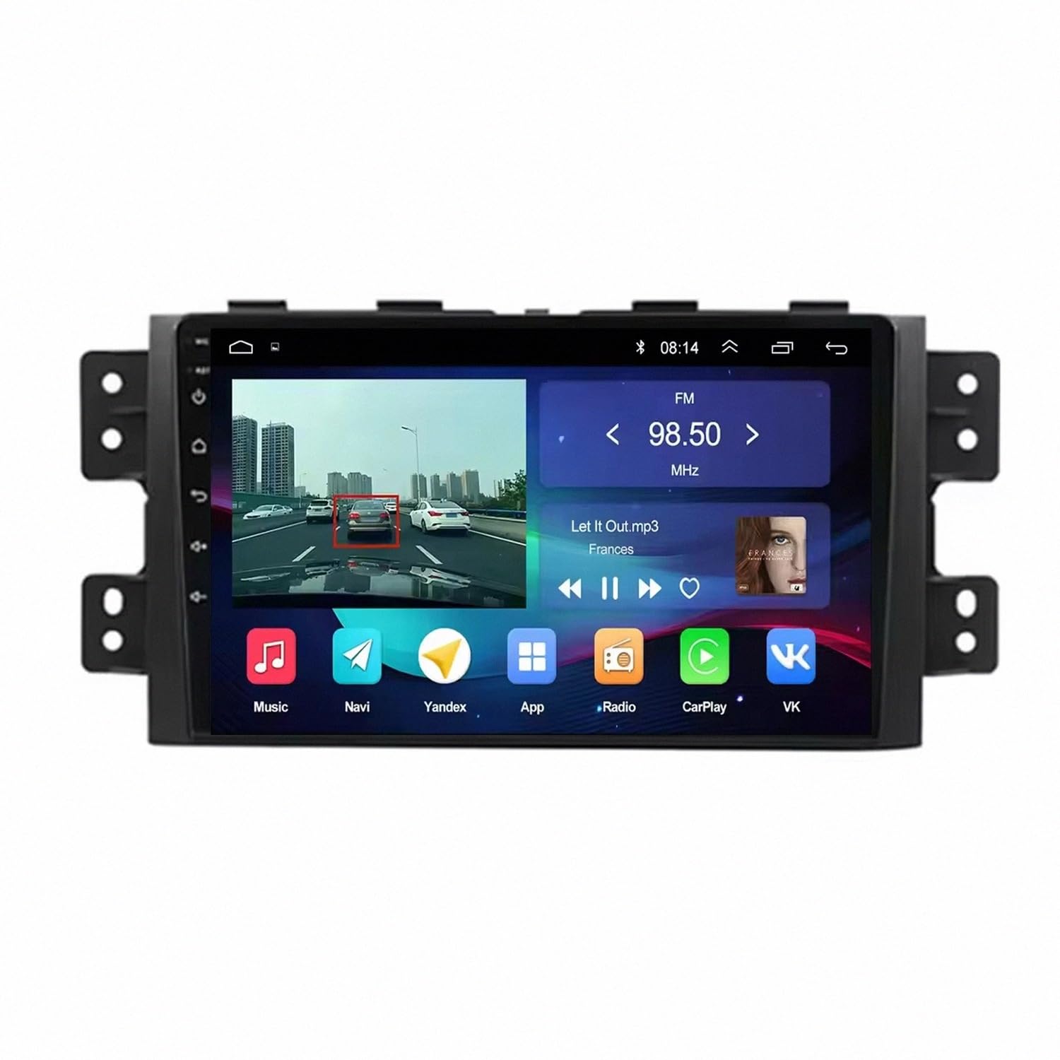 Pantalla 2 DIN para Mitsubishi ASX con control por voz Siri para evitar distracciones 8