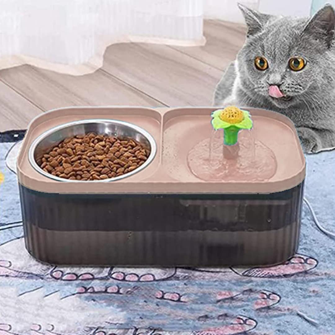 WAGGYTAILS Cat Fountain Water Holy Paws Cat Pet Water Automatic Drinking Fountain Water Dispenser With Replacement Filters 1 Stainless Steel Bowl For Feeding Small Cats Dogs (Powder Pink) (B0C5D3LF8M) Amazon Price History, Amazon Price Tracker