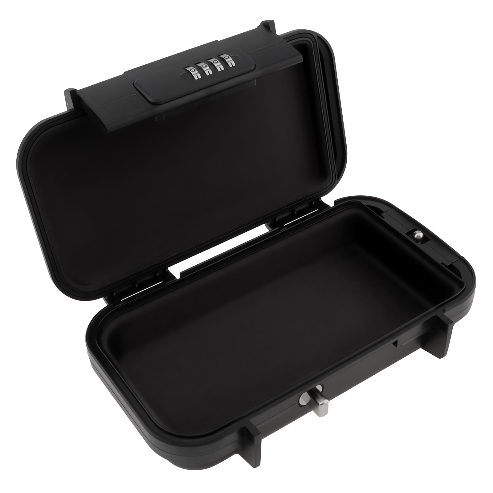 Coffre-fort portable, boîte de sécurité à combinaison avec code, boîte de verrouillage de sécurité antivol étanche avec chaîne amovible pour la plage, le dortoir, le rangement d'articles