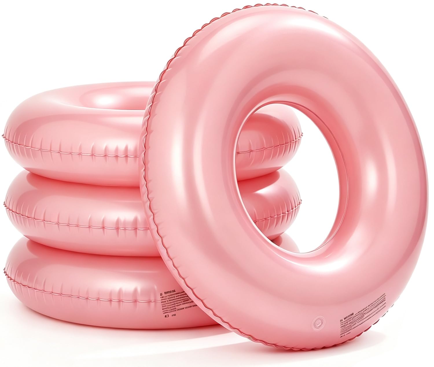 Lot de 4 flotteurs tropicaux pour adultes - Grande bouée de natation pour adultes, adolescents et adultes - 89,9 cm - Tubes gonflables - Pour l'été, la plage, les enterrements de vie de jeune fille