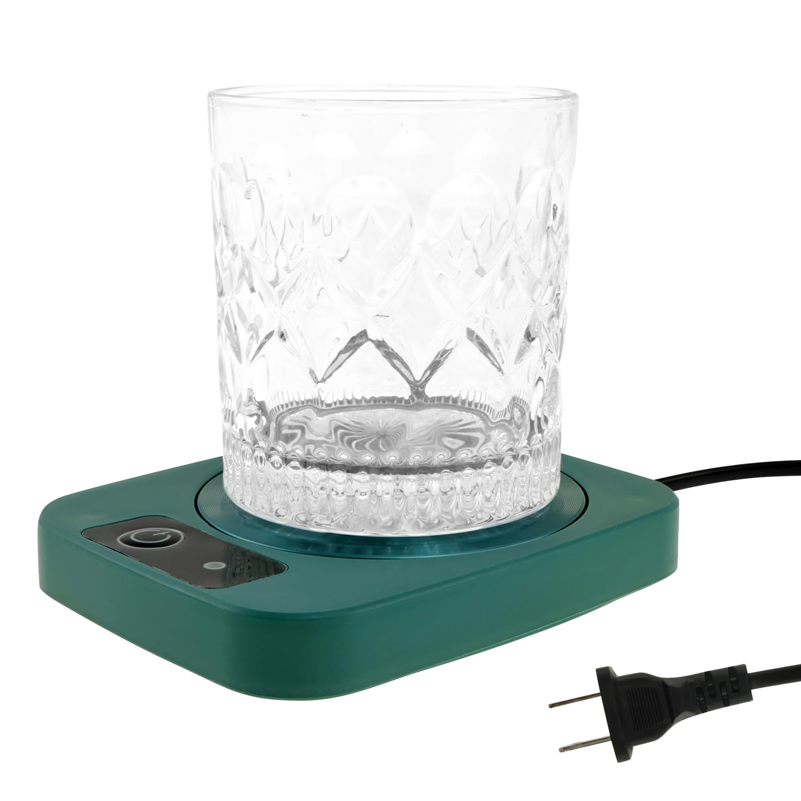 Mug Warmer, Portable Cup Warmer, Fast and Even Heating Electric Coffee Warmers with US Cable Plug Thermostat Coffee Cup Heater for Office Desk Home Travel