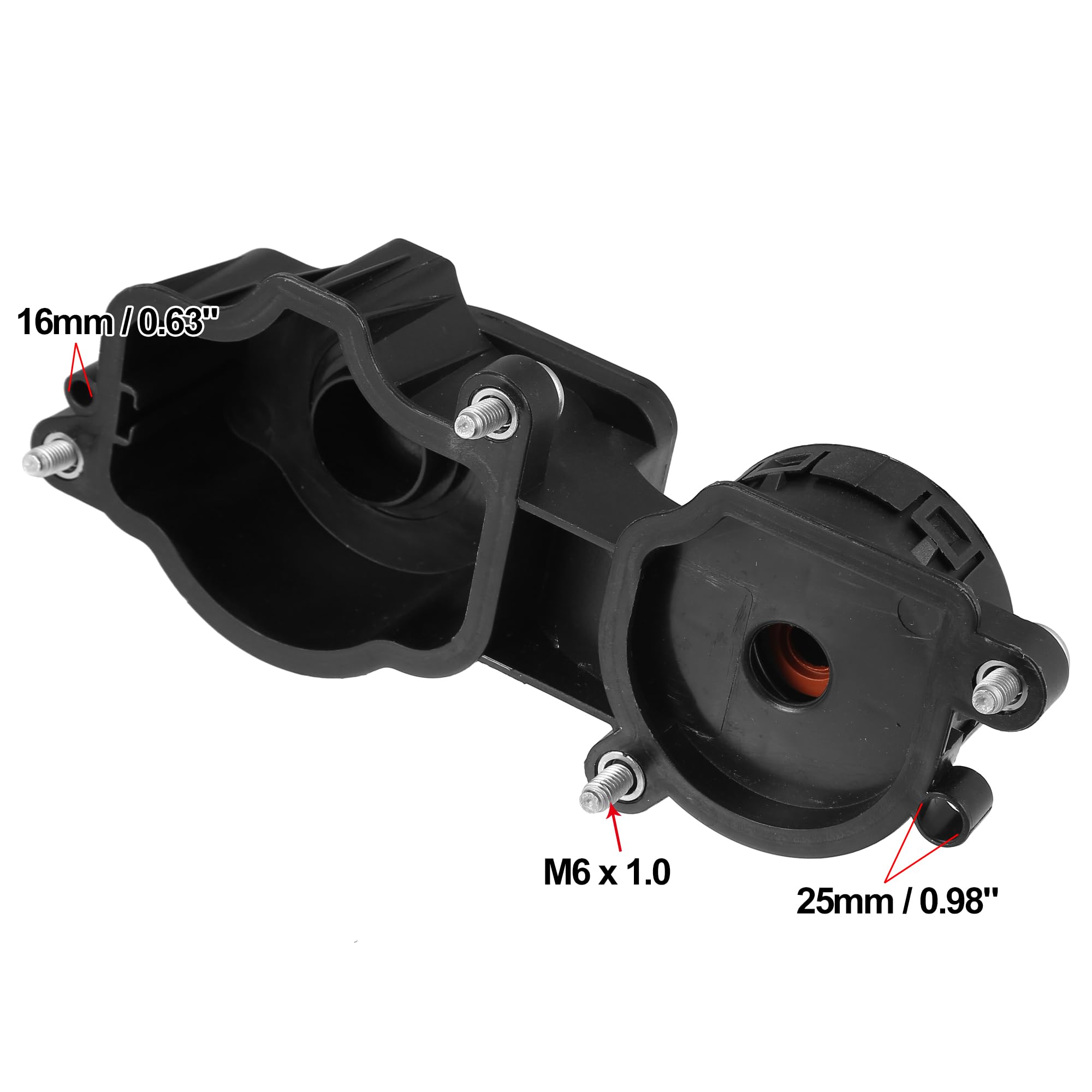 X AUTOHAUX Filtro Separador De Aceite Del Cárter Para Bmw Serie 3 98-13 1Pc | Para Bmw 1 E87 03-13, 5 E60 03-10, X3 E83 04, Material:Plástico Y Caucho, Color:Negro, Tamaño:21X8X6Cm, Oe:11127799367