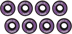 Rolamentos de skate ABEC-11 Pacote com 8 - Alta velocidade e baixo ruído - Rolamentos de esferas em miniatura de 22 mm - para skates, longboards, patins em linha, patins - desgaste,
