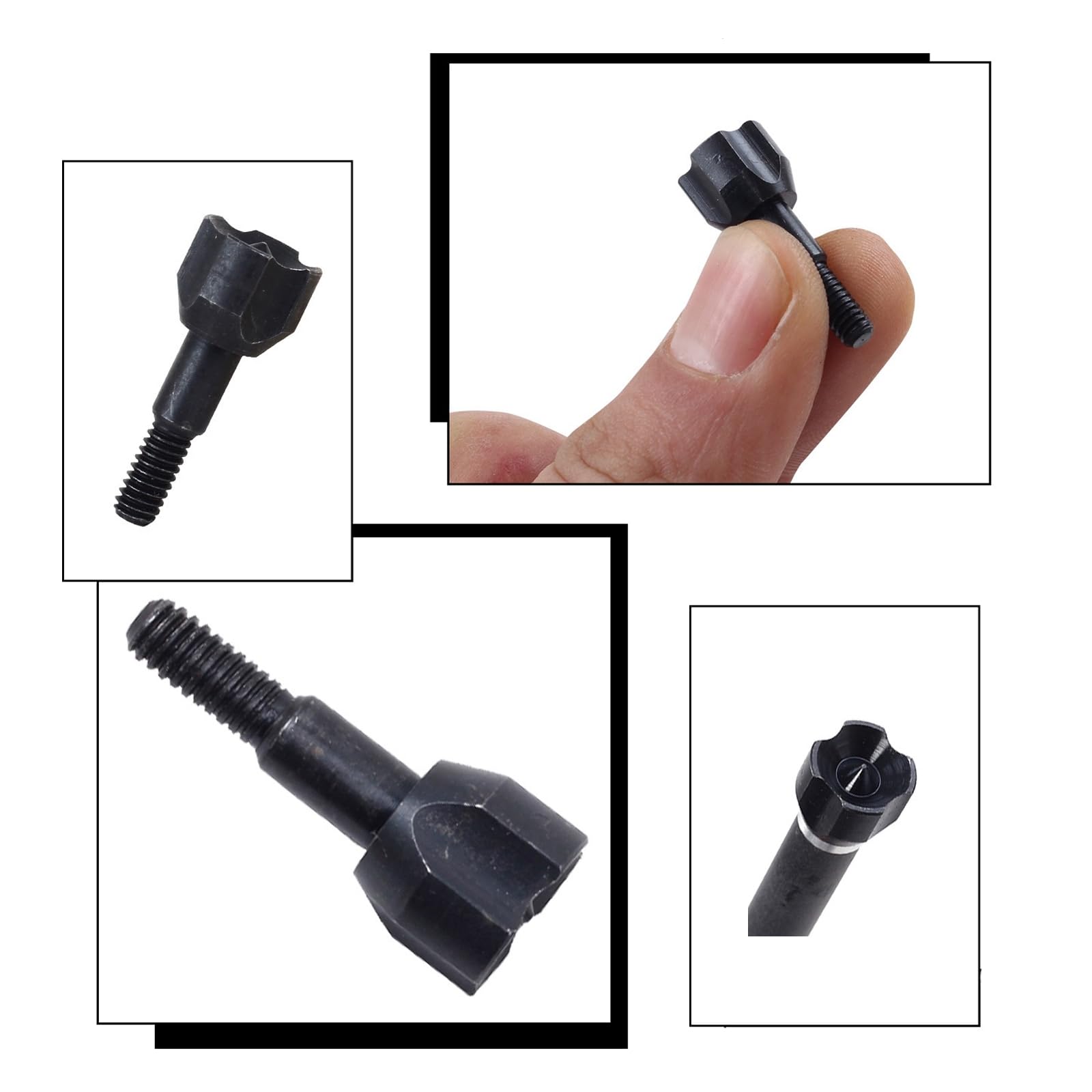 Lot de 12 marteaux à pointe émoussée 125 grains avec étui pour chasse et pratique terrain