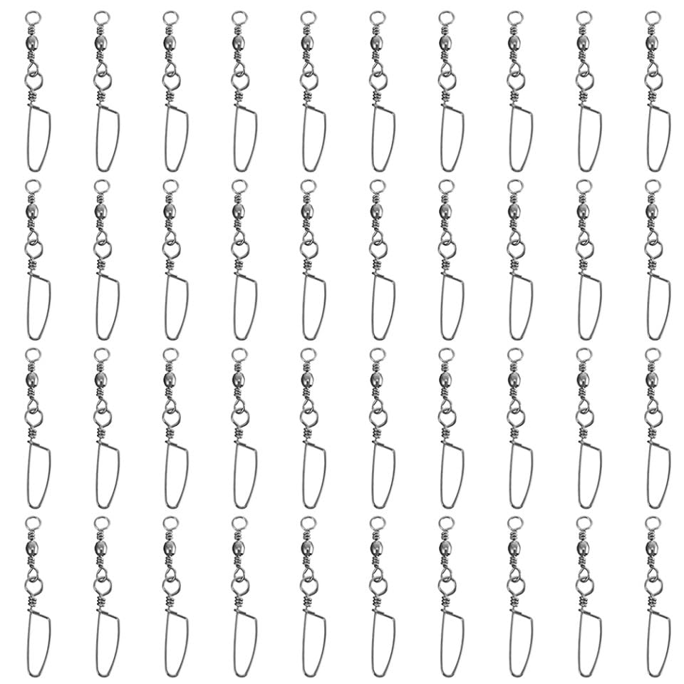 Émérillons de pêche inox UKCOCO accessoires connecteurs pivotants mer
